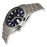 SEIKO SNXS77J1 Men's Stainless Steel Automatic Blue Dial Analog Watch with Day-Date Function